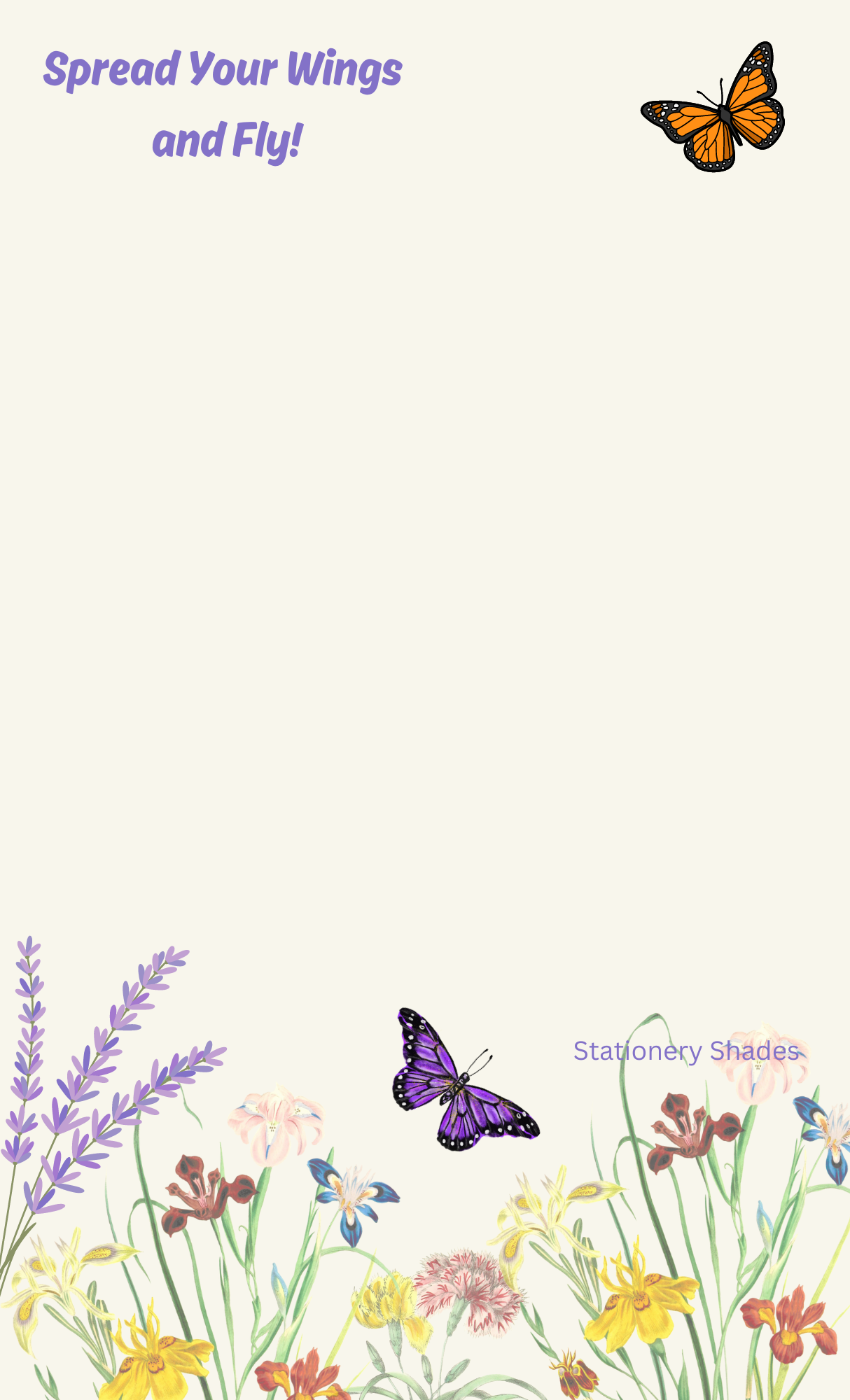 Butterfly Garden Notepad