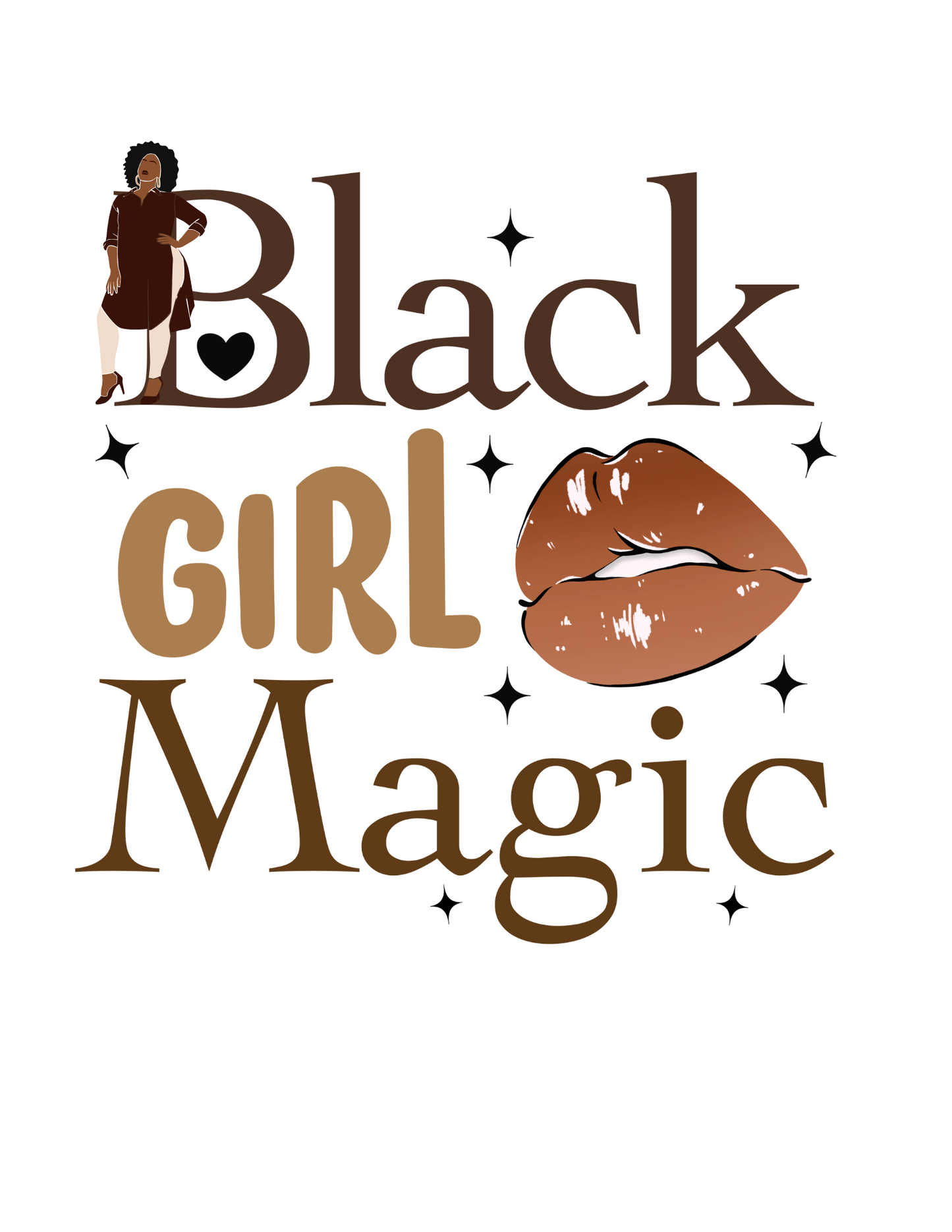 Black Girl Magic Sticker