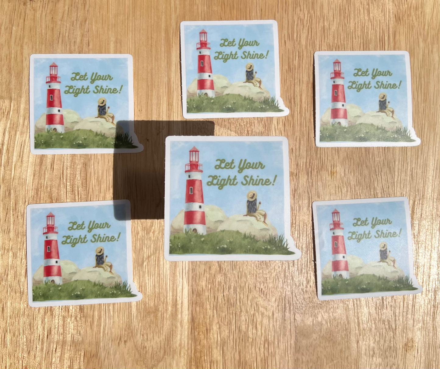 Let Your Light Shine Sticker