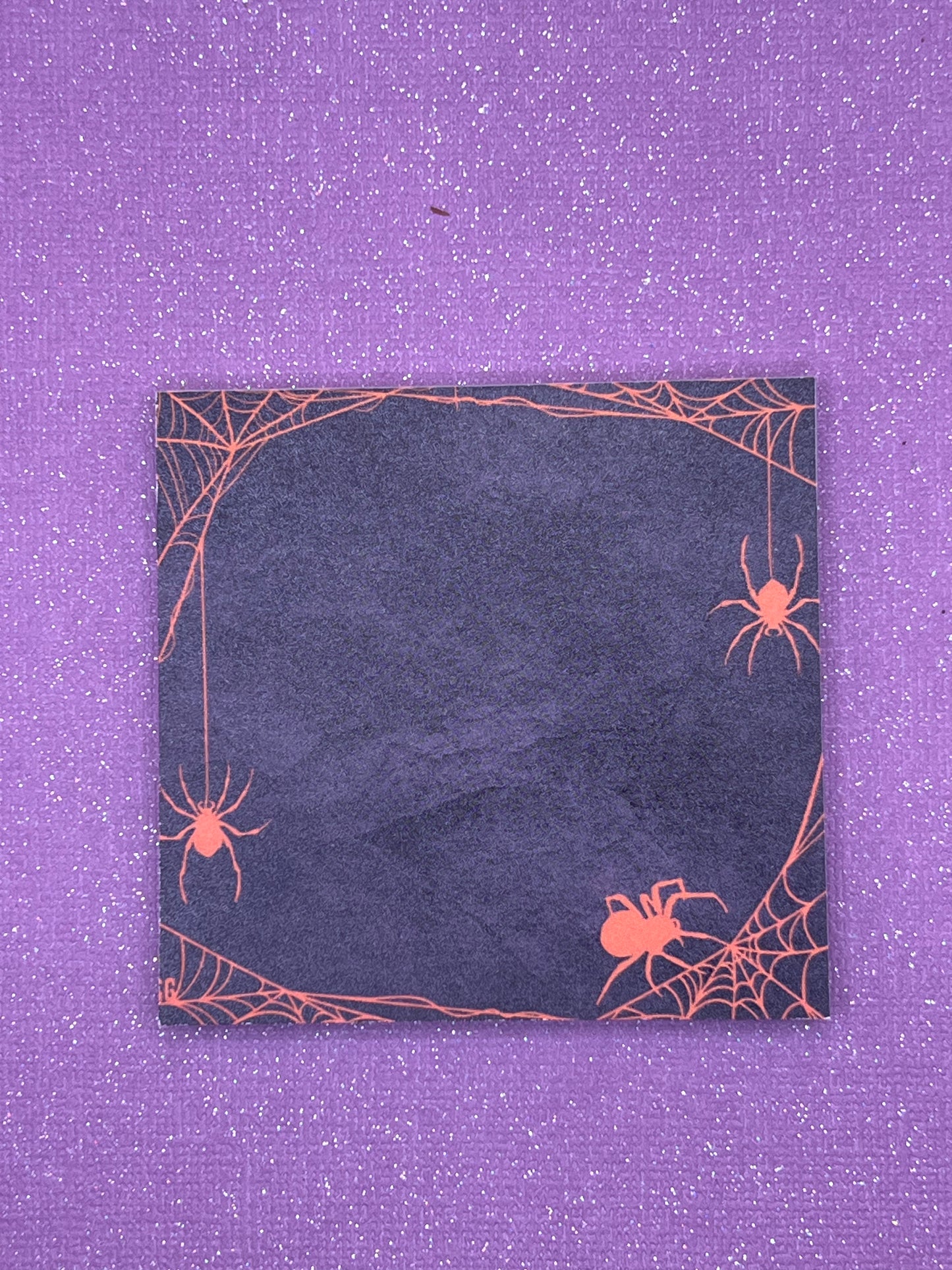 Spider Web Sticky Note