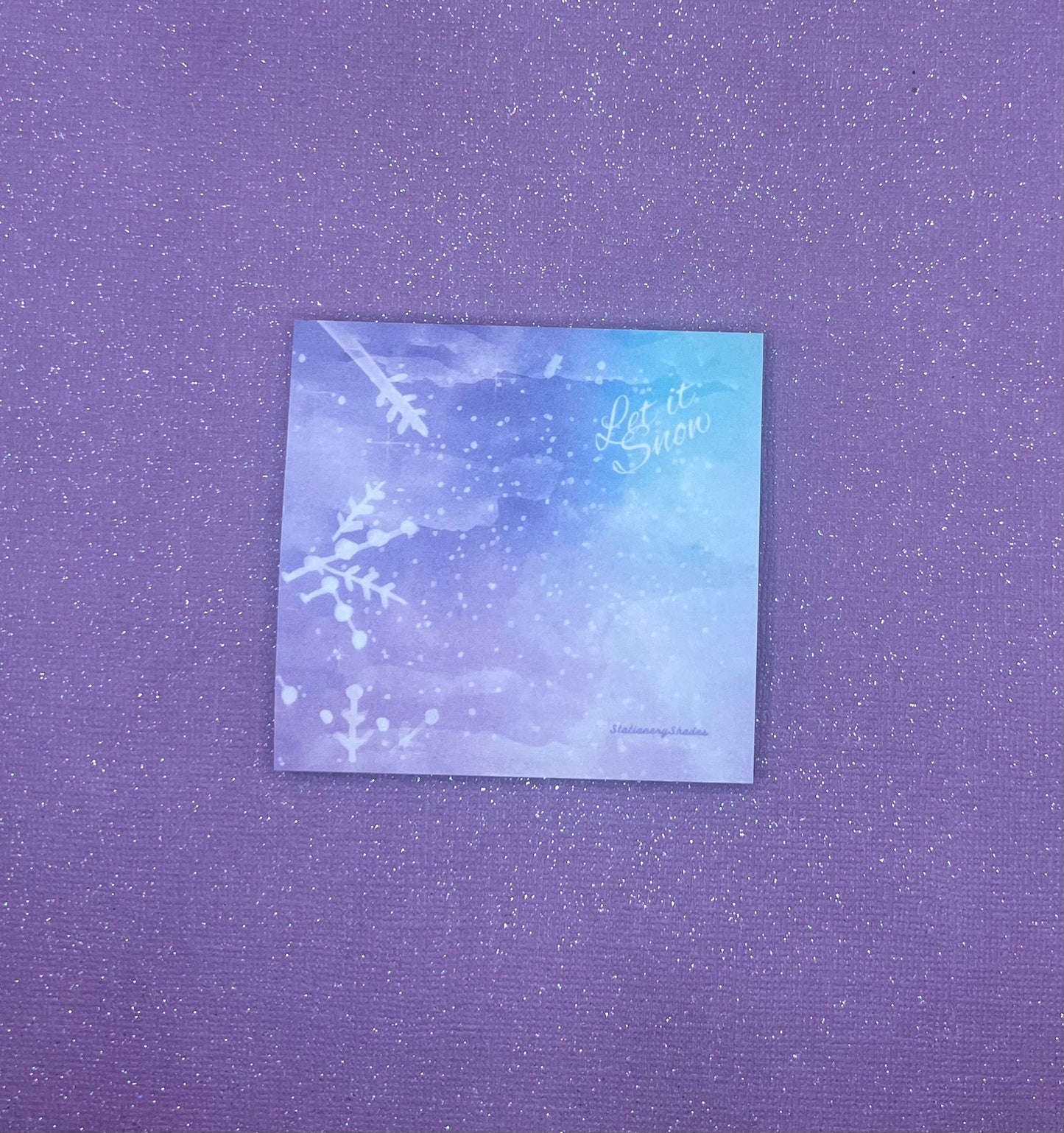 Let It Snow Sticky Notes
