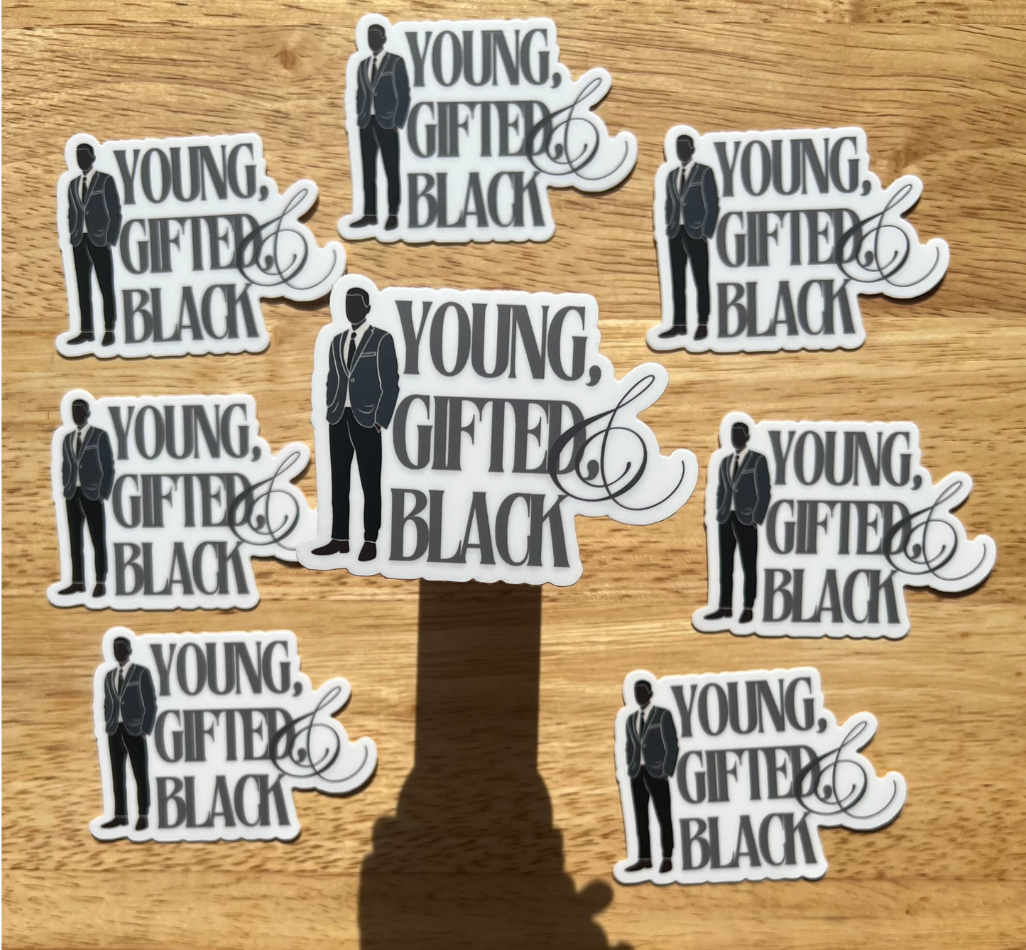 Young, Gifted, & Black Sticker