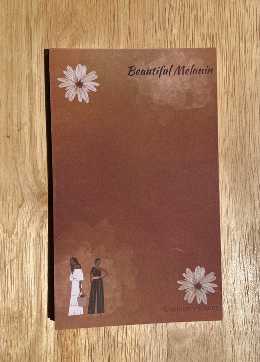 Beautiful Melanin Notepad