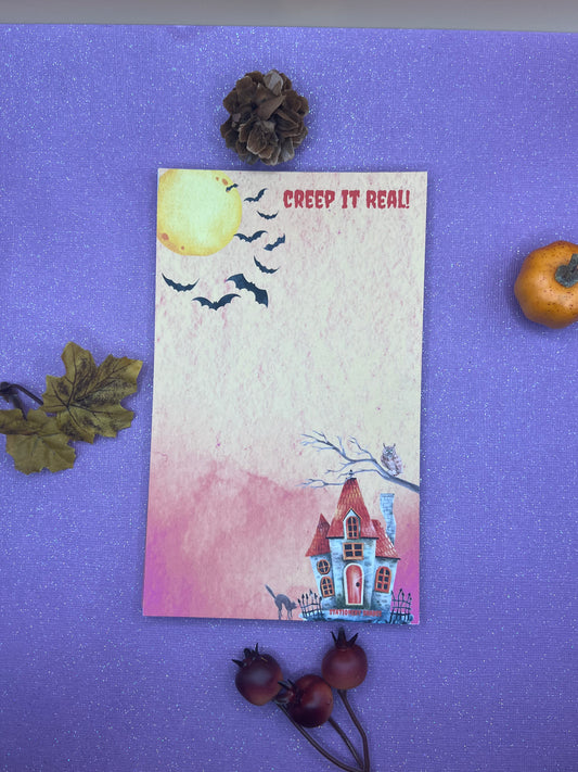 Creep It Real Notepad